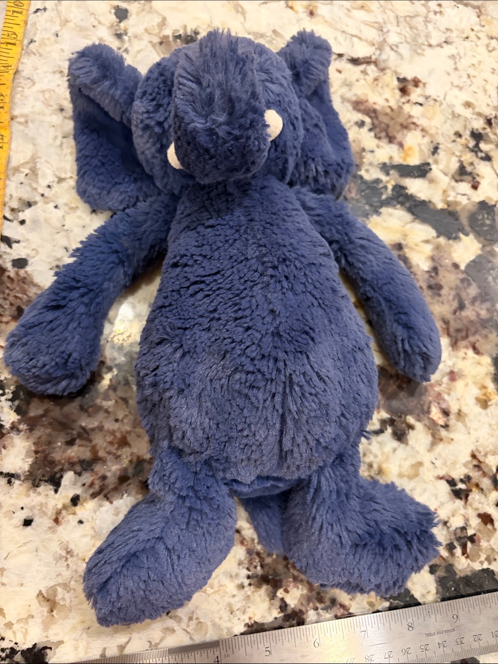 Jellycat Bashful dark blue medium Elephant Plush